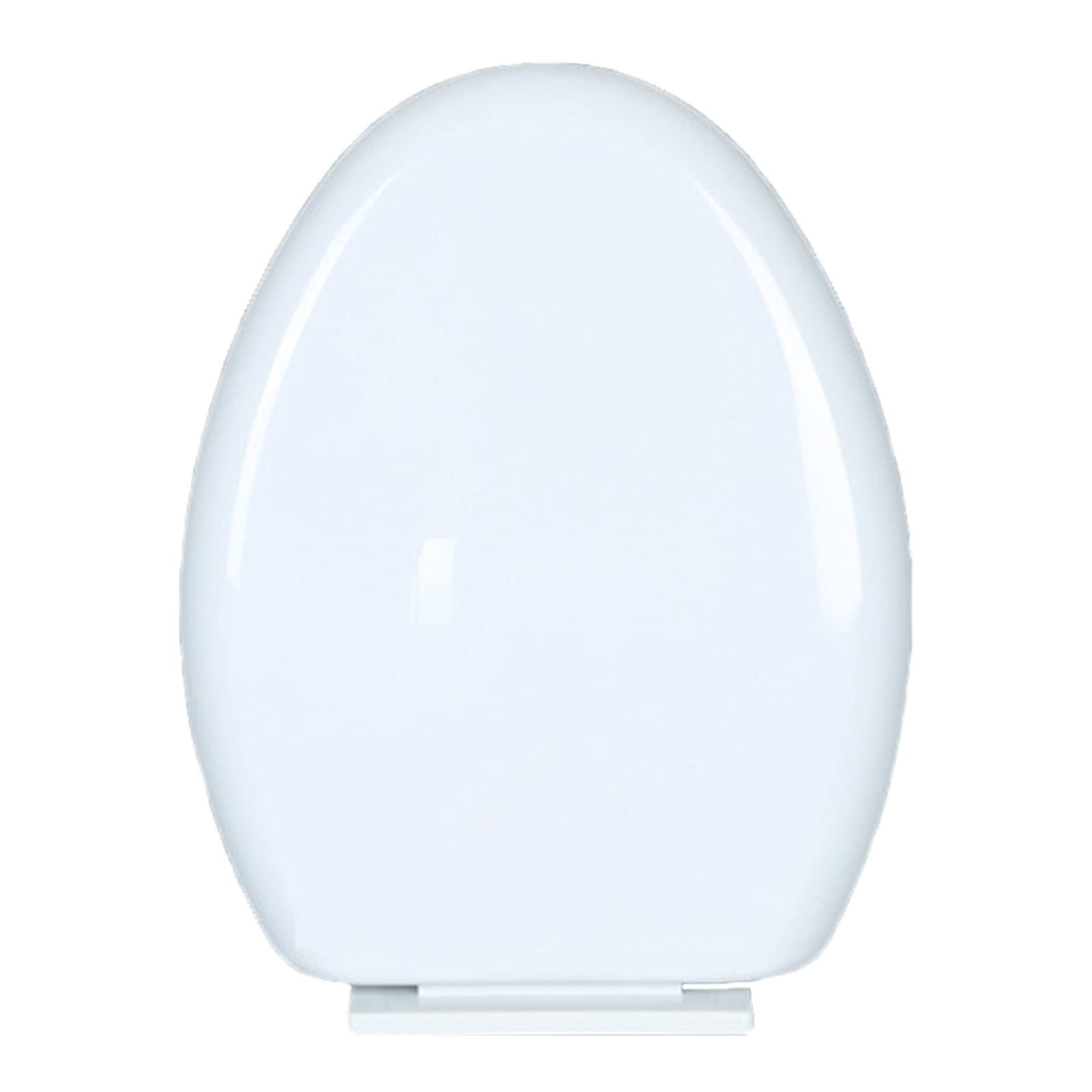 Dxpsxjl One Color White Elongated Plastic Toilet Seat, Slow Close Quiet Cover With Adjustable Hinges, Regular Residential Or Light Commercial Use, Seat, White, Plastic, Toilet, Close, Elongated, Slow, Quiet
