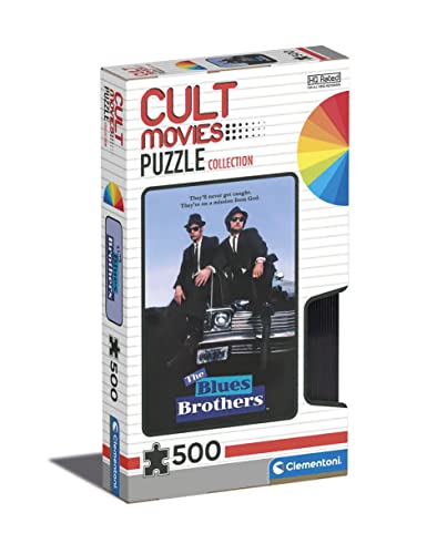 Clementoni - Puzzle 500 Piezas The Blues Brothers, Puzzle Adulto pel&iacute;culas(35109)
