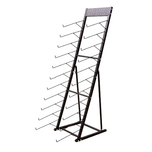 Présentoir de carrelage double face à grille pour carrelage de sol en magasin