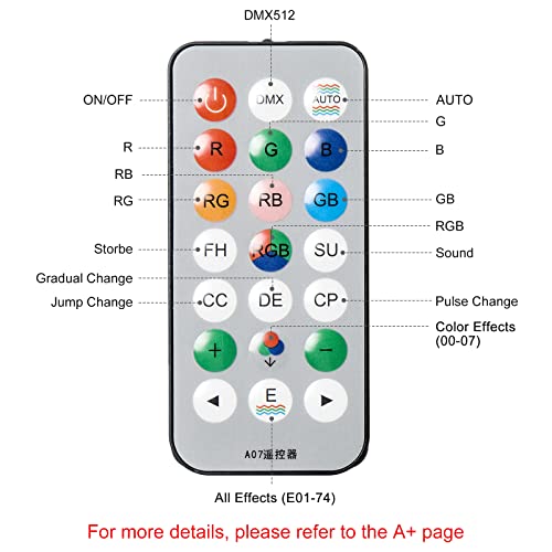 Rgb 3 In 1 Led Strobe Effect Lights Wall Washer Uplight With 48 Zones Chasing By Dmx & Remote Control & Sound Activated For Church Wedding Events Halloween Party Stage. #TOP6
