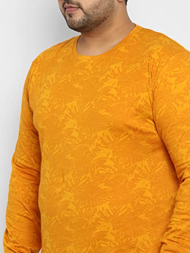 Image of Urbano Plus Men's Printed Full Sleeve Regular Fit Cotton T-Shirt