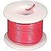 Wire, 22-Gauge Solid Wire (Red) - 25