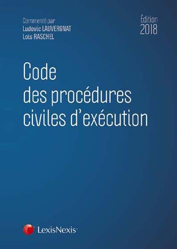 Télécharger Code des procédures civiles d'exécution 2018 livre En ligne