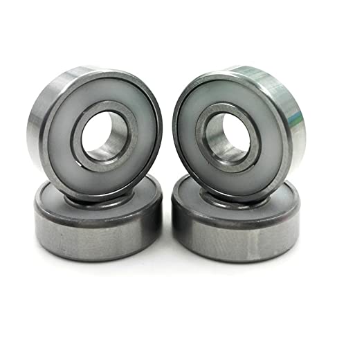 608-2RS Hybrid Ceramic Bearing Abec-11 Inline Skate Shoes Bearing Black Silicon Nitride Si3N4 Ball for Skate Scooter DINGGUANGHE
