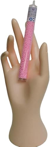 Miniatura 2 de Pink Opaque Miyuki - Cuentas de cristal redondas japonesas de rocailles 110 de aproximadamente 0.85 oz y tubo de 5 pulgadas
