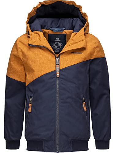 Ragwear Kinder Jungen Winterjacke Outdoorjacke mit Kapuze Jowell Cinnamon...
