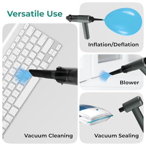 Image of Vacuum Cleaner for Car Use | 20000PA Powerful Suction | Cordless Car Vacuum Cleaner and Blower | Rechargeable 6000mAh | BLDC Motor | 1 Year Warranty