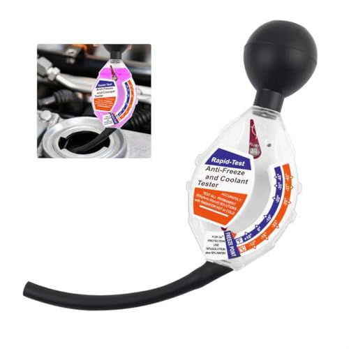 TSIEBRV Dial Type Antifreeze Tester for Coolant Dual Scale (F/C) Coolant Tester Automotive for Accurate Freeze & Boil Point Testing Professional Anti Freeze Testers Automotive