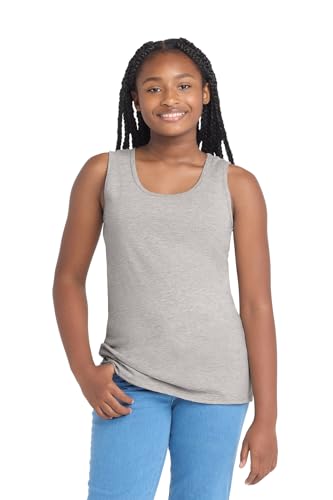 Apparel Globe Girls V.I.T. Tank Top, Soft Cotton Blend, Lightweight Sleeveless Tshirt for Casual, School, or Sportswear