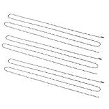 BREIT ANWENDBAR FÜR: Weit verbreitet wie eine Pulloverkette, Markierungskette, Schlüsselanhänger Kette, Armbandseil, Bekleidungszubehör, Erkennungsmarke, Armbandseil, und andere Ornamentdekorationsketten, Sie eignen sich auch hervorragend für DIY-Bastelprojekte.