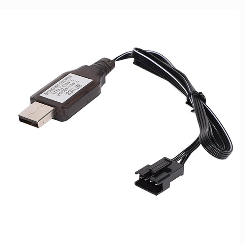 Amazon.com: JIAFANRC Battery USB Charger 2S PC3203 with 4-Pin Plug