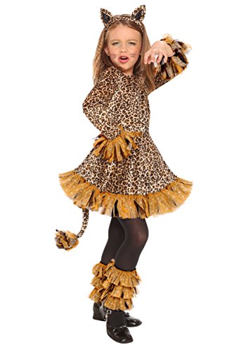 Disfraz Leopardo para Niñas Talla Large miniatura 1