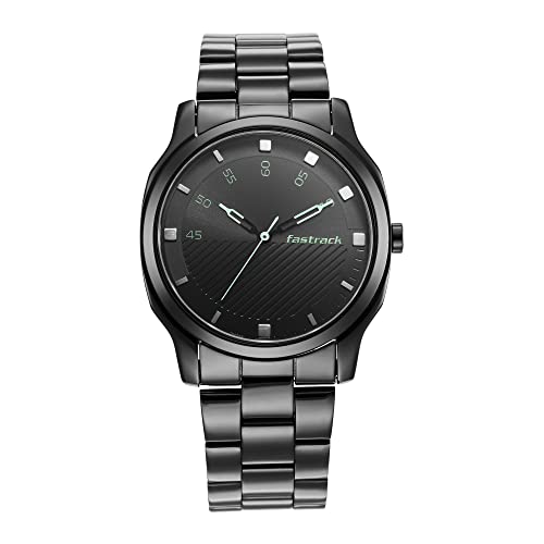 Fastrack-Mens-Stunners-Quartz-Analog-Black-Dial-Stainless-Steel-Strap-Watch-for-Guys-NS3255NM02