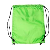 LIHI Bag 10 Pack Ripstop Kids Party Favors Nylon Blank Bulk Drawstring Backpack，Reusable Gift Sack