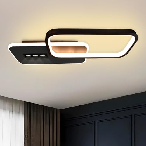 Image of Smartway 40W Delta Square LED Ceiling Light | Modern Decorative | 3 Light Modes (Warm, Cold & Natural White) | Bedroom, Living Room, Dining, Office | 1 Year Warranty