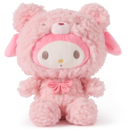Peluche My Melody Café Latte rose de 25,4 cm pour décorer une chambre