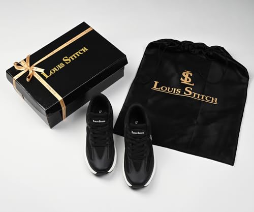 Image of LOUIS STITCH Women's Lightweight Athleisure Sport Shoes | Lightweight Casual Sneakers | Sporty Lace-Up Sneaker and Athleisure Wear| Perfect for Casual, Gym & Travel Wear | LSLD-AT-RF01
