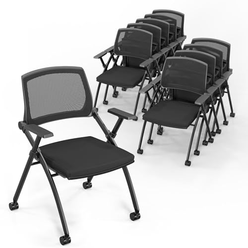 VINGLI Stackable Chair with Wheels
