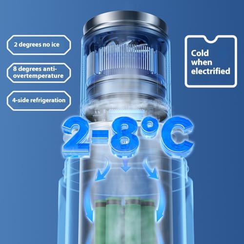 Refroidissement de voyage 800ml pour 6 stylos à température contrôlée