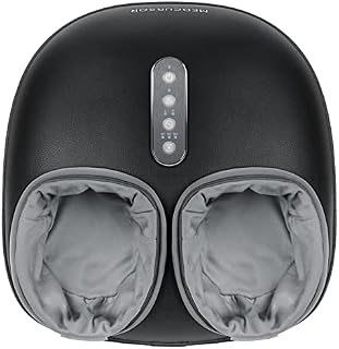 Medcursor Foot Massager Machine with Heat Function, Deep Kneading Massager, Multi-Level Settings & Adjustable Intensity for Home or Office Use (Black)