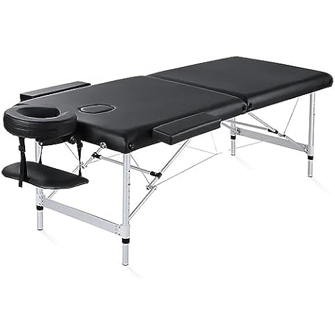 CHRUN Portable Massage Table Professional Massage Bed Wide 84in Lash Bed Facial Table SPA Beds Esthetician Height Adjustable Carrying Bag & Accessories 2 Section Shop & Home Cover