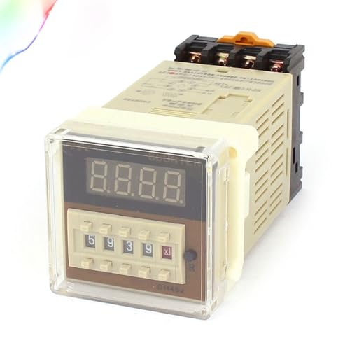Relais de compteur réglable DH48J-8 électronique à affichage numérique 8 broches 12V