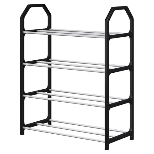 Generisch – Extensible | Estante organizador | Ahorro de espacio, robusto y con gran capacidad – Zapatero de múltiples niveles para la puerta de entrada en el armario, i