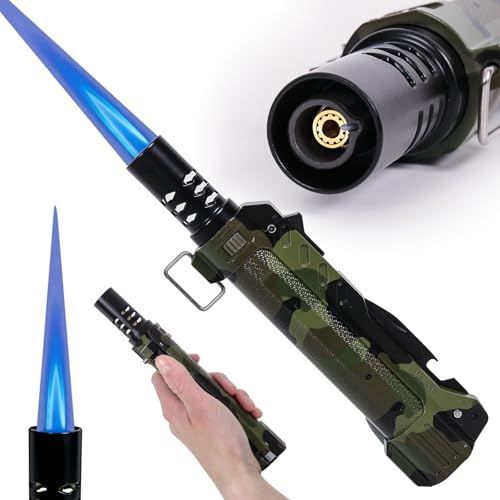 Encendedor de llama turbo recargable camuflado