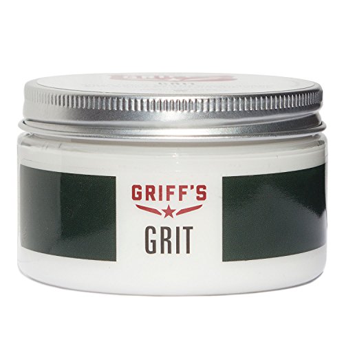 Griff’s Grit Matte Fibre 4oz - Water-Based Medium Hold Hair Pomade For Men with Natural Beeswax
