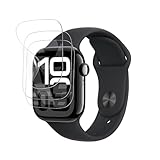 【JUNZENG】Apple Watch series 10 46mm フィルム 高感度 水や油に強い 飛散防止 高い透明度 薄型 指紋防止 反射低減 TPU製柔軟 対応 series 10 46mm 保護フィルム（3枚入り）