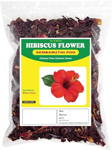 Fleurs d'hibiscus contre la chute des cheveux et pour illuminer le visage 75g