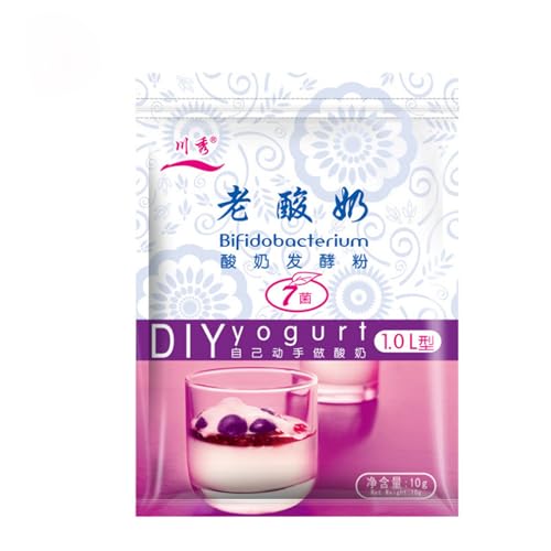 1 paquete de yogur probiótico de cultivo iniciador 10 g para los aficionados al bricolaje que quieren hacer yogur en la cocina para que el yogur tenga un sabor más suave
