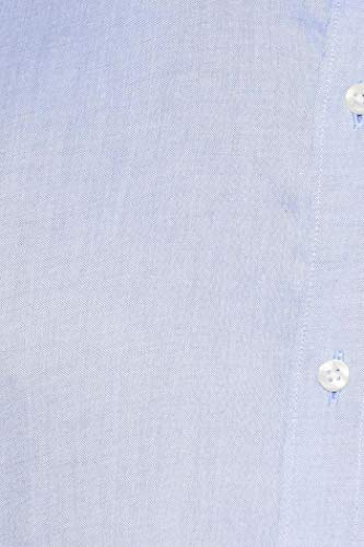 Image of Raymond Men's Pure Cotton Solid Pattern Slim Fit Semi Cutaway Collar Full Sleeve Formal Shirt