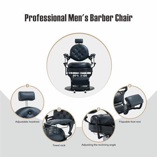 Mans-Barber-Chair-Heavy-Duty-Barber-Chairs-Vintage-Salon-Chair-Hydraulic-Recline-Beauty-Spa-Styling-Equipment-Rounded-Cushioning-with-Puckered-Button