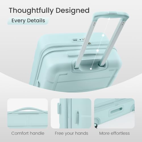 Image of SHOWKOO G-Series Luggage set 3pcs, 100% PC Durable Hardshell Suitcase