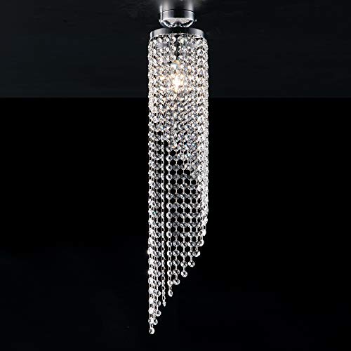 Plafonnier en cristal moderne pour résoudre le manque de luminosité chic bon-7