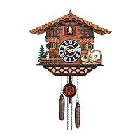 ケ*ン様 昭和レトロの可愛い木製鳩時計！しかも何と新品未使用です！！ Amazon｜Generic 木製レトロ鳩時計壁掛け時計農家時計風鈴 , 家