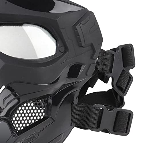 Fancyes de, Cheio s Crânio com Óculos de Proteção Resistente Ao, halloween de Adereços, Preto