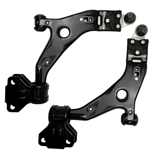 Image of Detroit Axle - 10pc Front End Suspension Kit for Ford 2014-2018 Escape, Lower Control Arms w /Ball Joint Struts & Coil Spring Sway Bars Tie Rods 2014 2015 2016 2017 2018 Replacement Struts Shocks