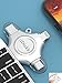 【1T B App*le Certified】 iDiskk 1T Photo Memory Stick for iPhone USB Flash Drive for USB-C iPad Android, Samsung USB for iPhone 16/15/14/13/13 pro/12/12 pro/12 mini/11/11/Pro/XR/X, Photo Stick for PC