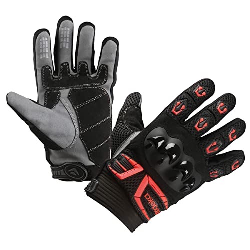 Modeka MX Top Guantes Niños (Negro/Rojo, L) Cover