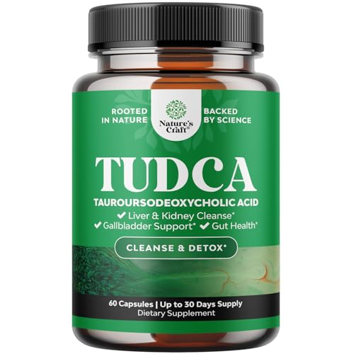 Advanced Bile Salt TUDCA Supplement - Extra Strength TUDCA 500mg