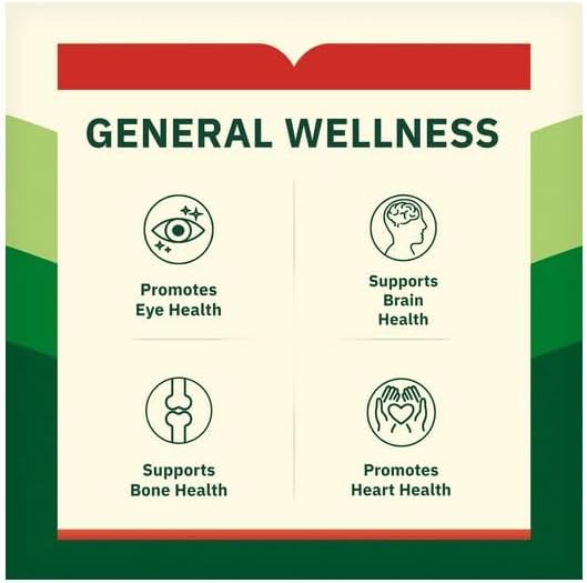 Miniatura 4 de H4U Spring Valley Maximum Care Omega-3 de aceite de pescado Suplemento dietético Cápsulas blandas para la salud ocular, cerebro, huesos y corazón,