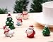 FunPa 12PCS Christmas Mini Ornaments Desktop Ornaments Kits Set Micro Landscape Ornament Cute Cartoon Mini Landscape Decor for DIY Fairy Garden Dollhouse Decoration Christmas Desktop Decoration Party