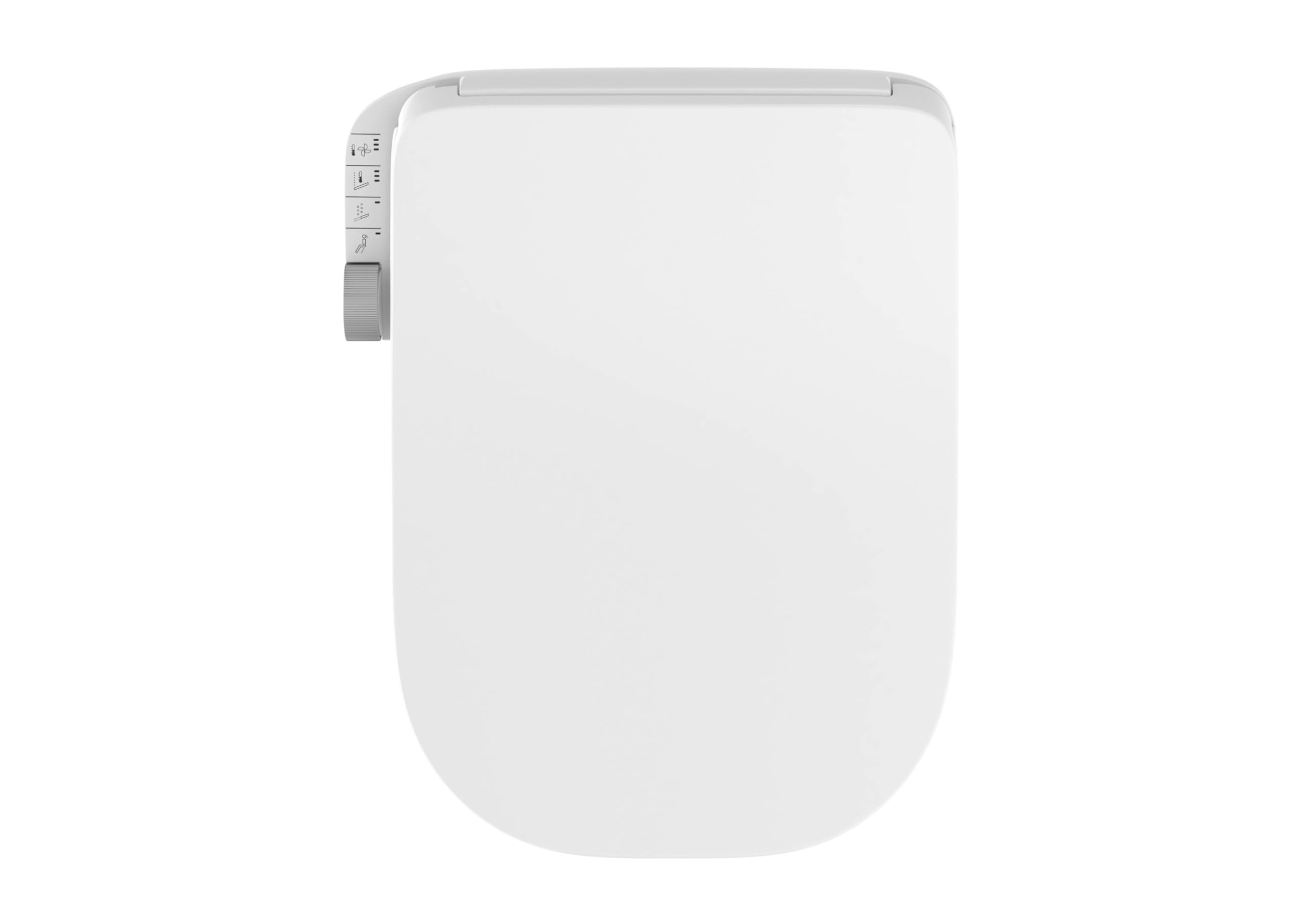 Roca A804054021 Multiclean® M4 SQUARE siedzisko z funkcją prania i suszenia, kolor biały
