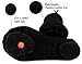 LONSOEN Ballet Slipper Shoes Split-Sole Dance Flat for Girls (Toddler/Little Kid/Big Kid), SHC551 Black, CN25