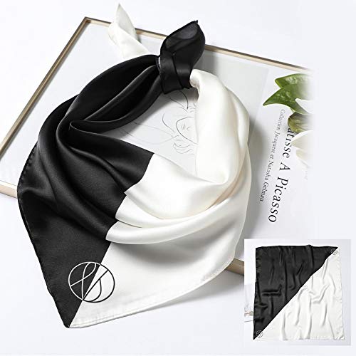 Schal Halstuch Hochwertige Seidenschal Frauen Square Neck Haarband Foulard Weibliche Halstuch Tücher Und Wickel Bandana Schals Fc4