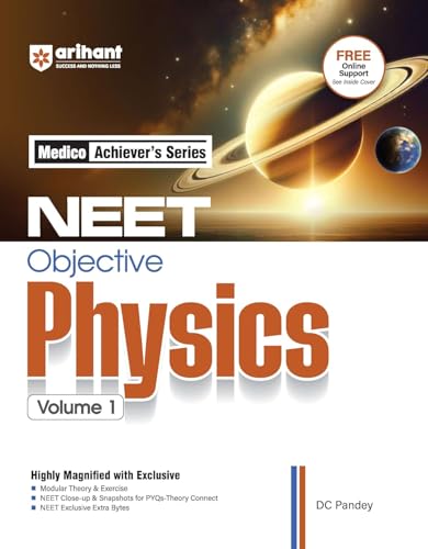 Image of Arihant NEET Objective Physics Volume 1 and 2 by DC Pandey (Set of 2) | Medico Achiever's Series | Modular Theory, Exercises & PYQs | 2025 Edition for NEET UG Preparation