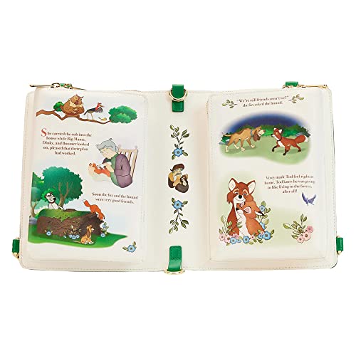 Loungefly Disney Fox and the Hound Classic Books Convertible Crossbody Purse4