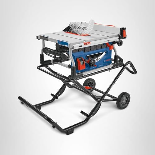 BOSCH GTS15-10 10 Inch Portable Jobsite Table Saw with Gravity-Rise Wheeled Stand, 15 Amp, 32-1/8 Inch Rip Capacity, 4 HP thumbnail 17